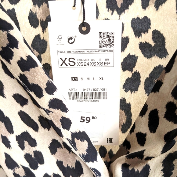 Zara Blouse NWT Size XS - Picture 2 of 4